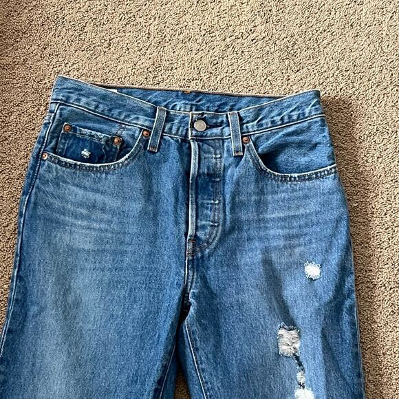 Levi’s Premium 501® Distressed Jeans - W26 L30 - Picture 3 of 6